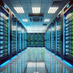 T špecialista sleduje sieťovú bezpečnostnú konzolu počas školenia Cisco Firewall Threat Defense.